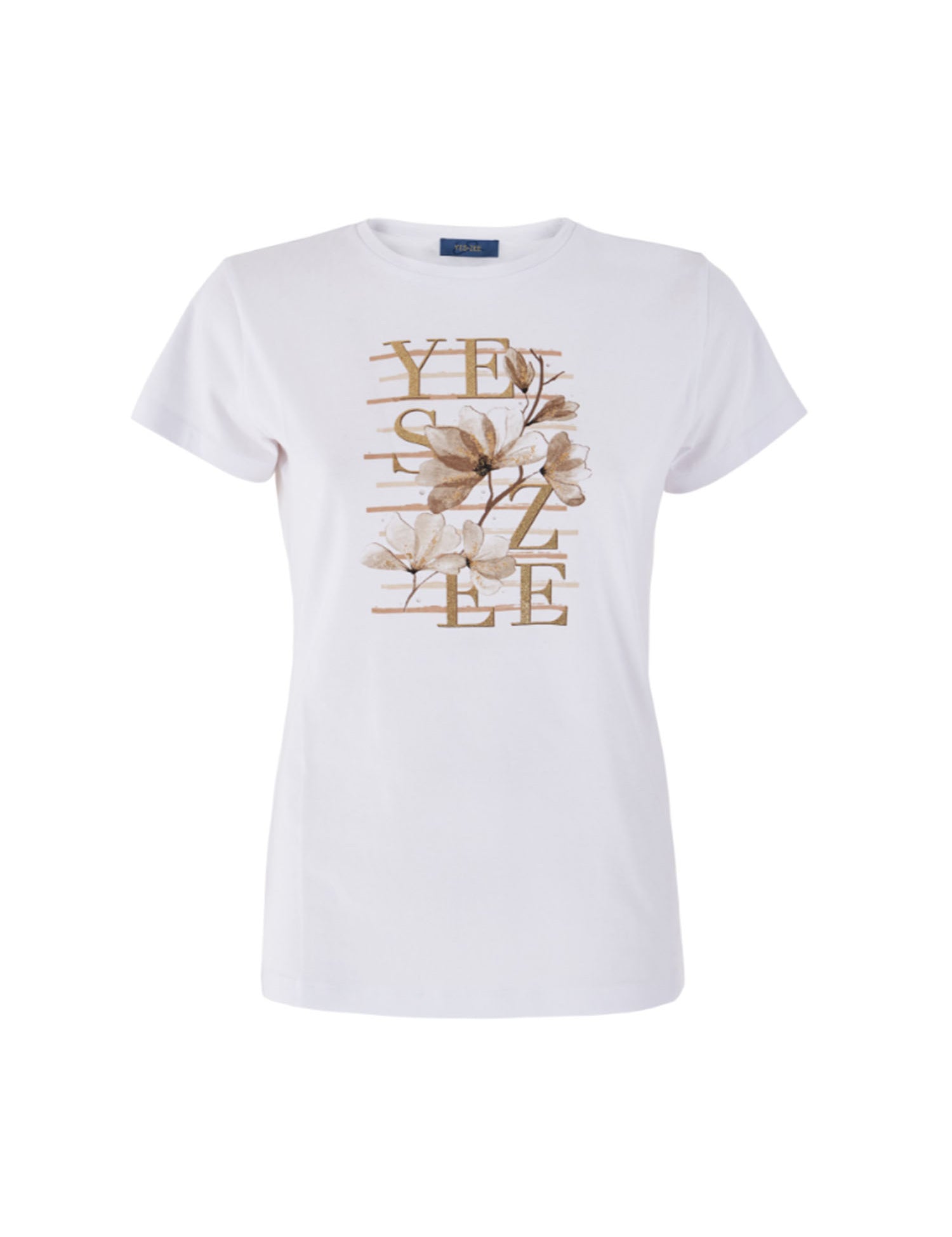 T-shirt Bianco Yes-zee