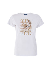 T-shirt Bianco Yes-zee