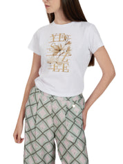 T-shirt Bianco Yes-zee
