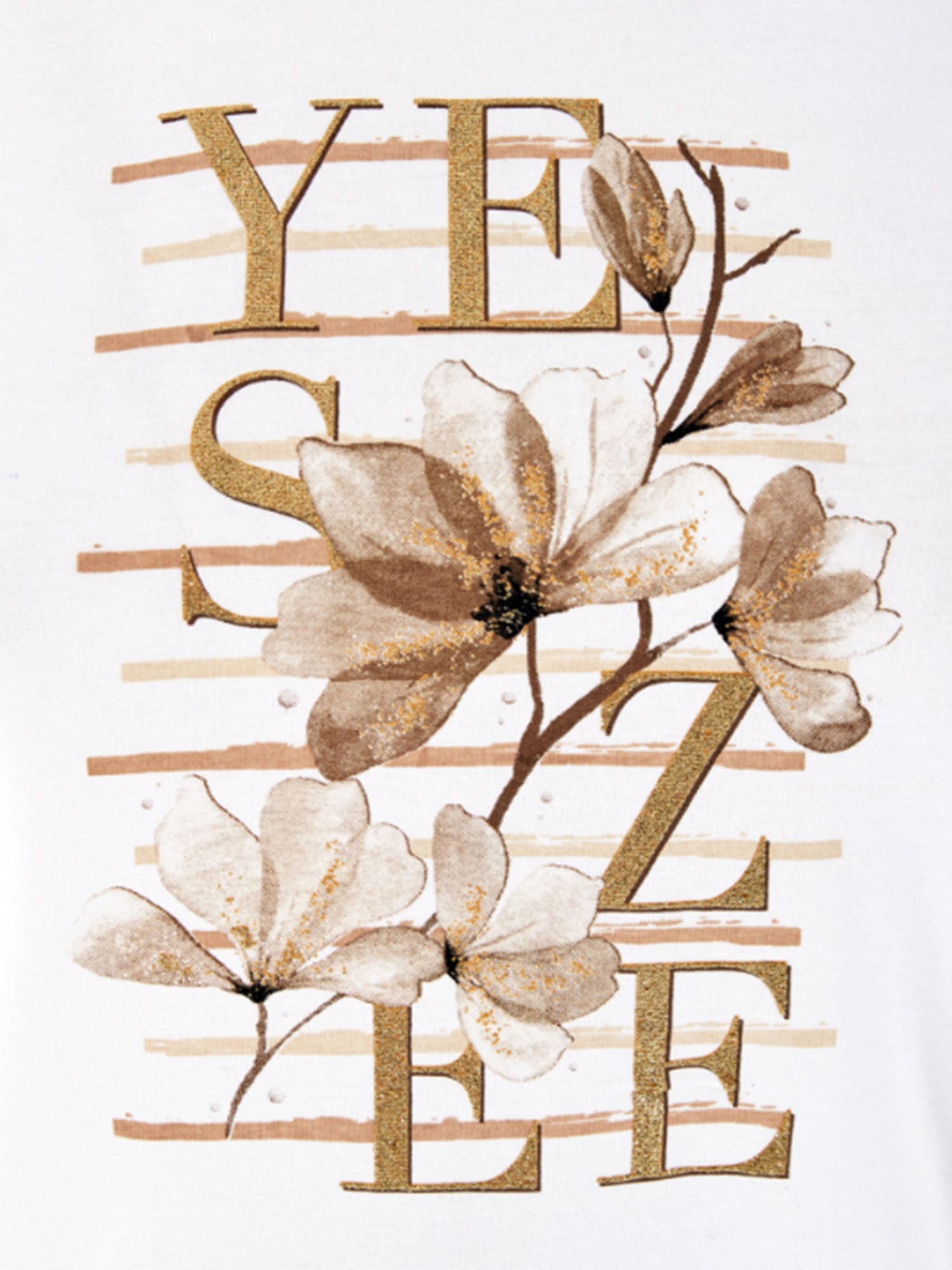 T-shirt Bianco Yes-zee