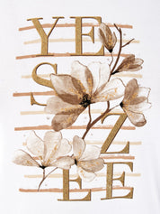 T-shirt Bianco Yes-zee