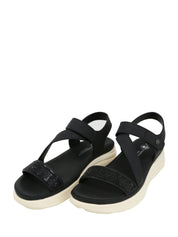 Sandali con strappi Nero Lumberjack