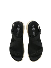 Sandali con strappi Nero Lumberjack