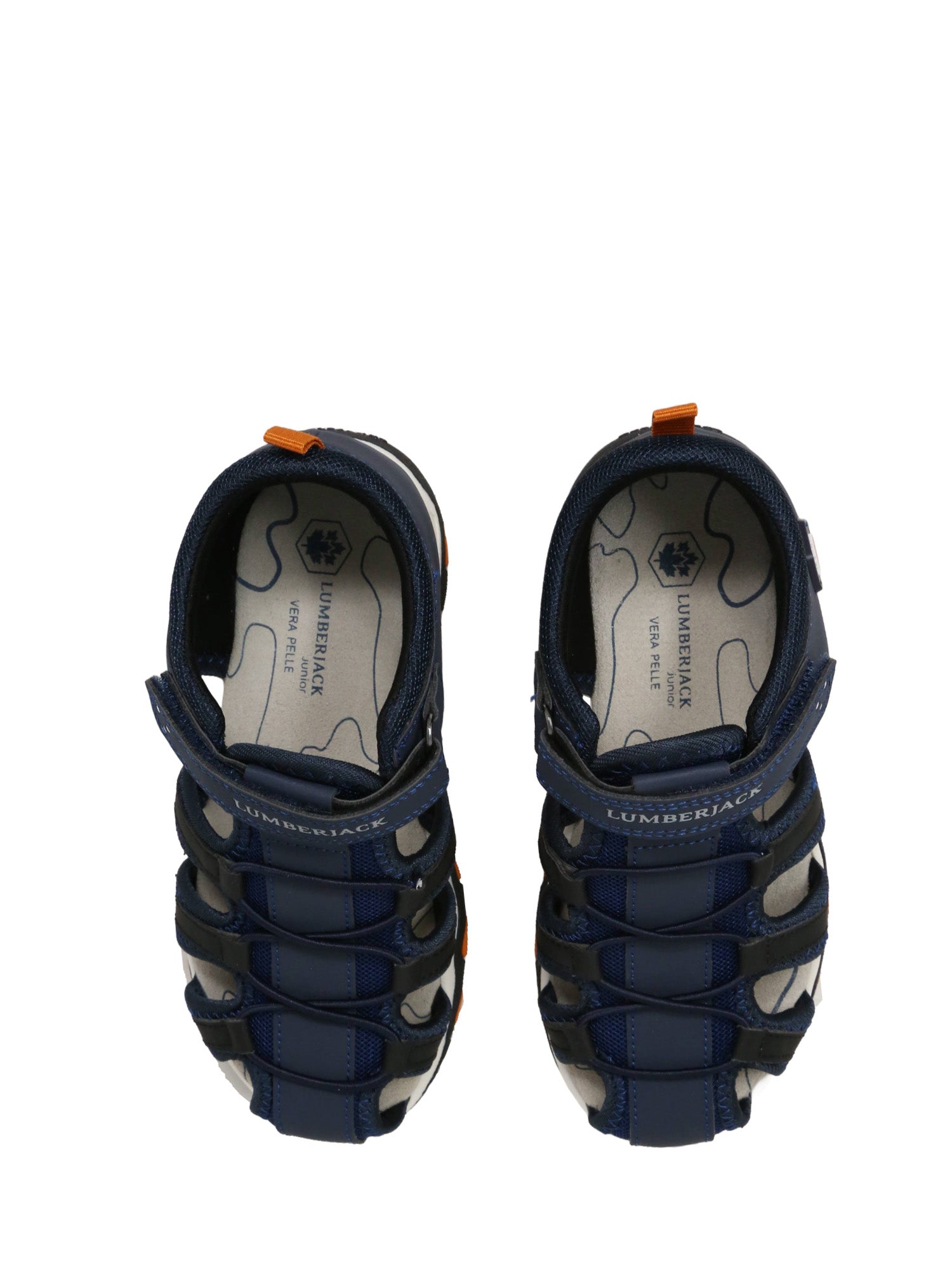 Sandali con strappi Blu Lumberjack