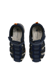 Sandali con strappi Blu Lumberjack