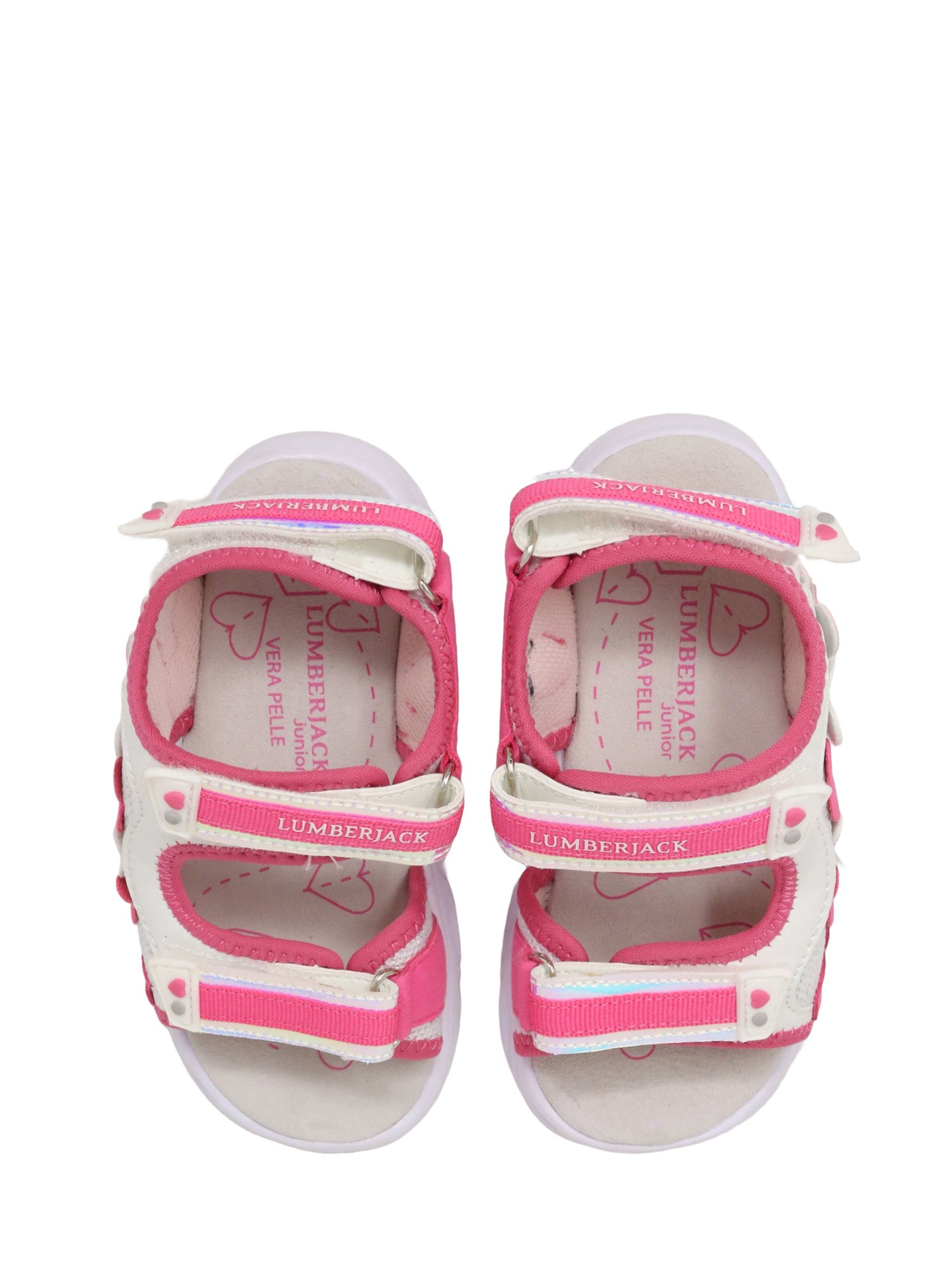 Sandali con strappi Rosa Lumberjack