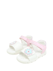 Sandali con strappi Bianco Rosa Lumberjack