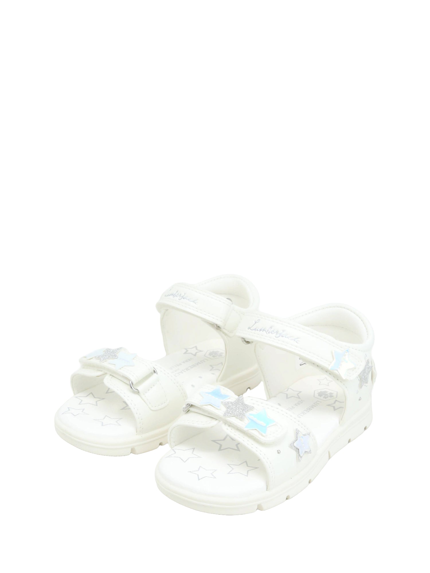 Sandali con strappi Bianco Lumberjack