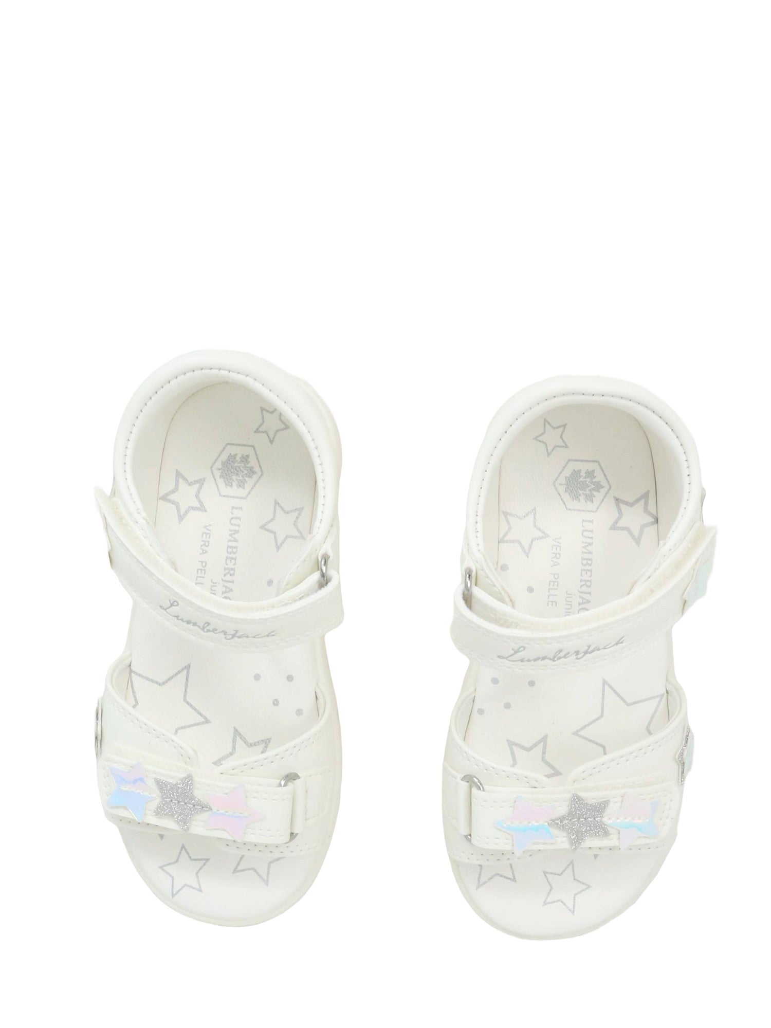 Sandali con strappi Bianco Lumberjack