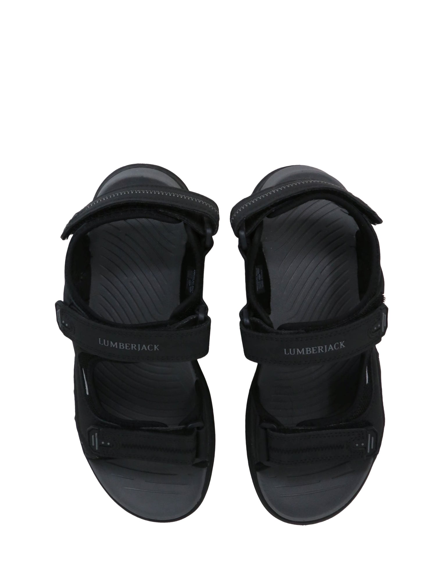 Sandali con strappi Nero Lumberjack