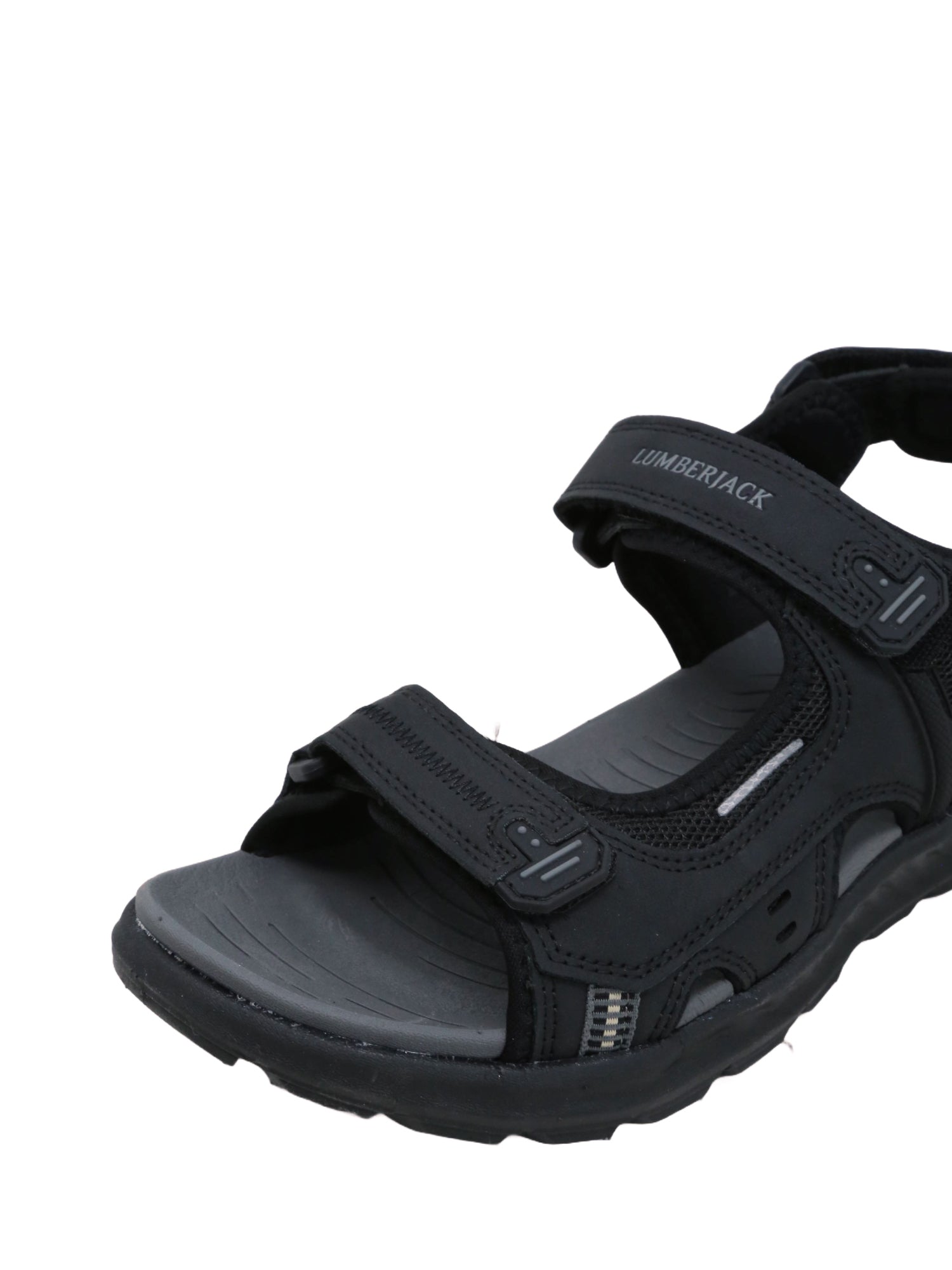 Sandali con strappi Nero Lumberjack