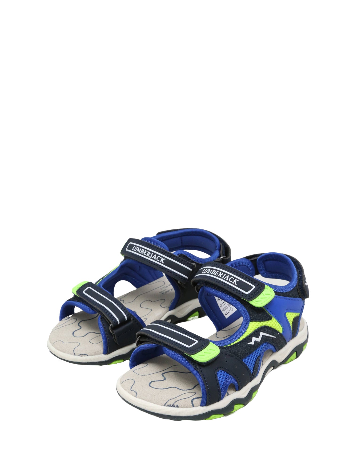 Sandali con strappi Blu Lumberjack