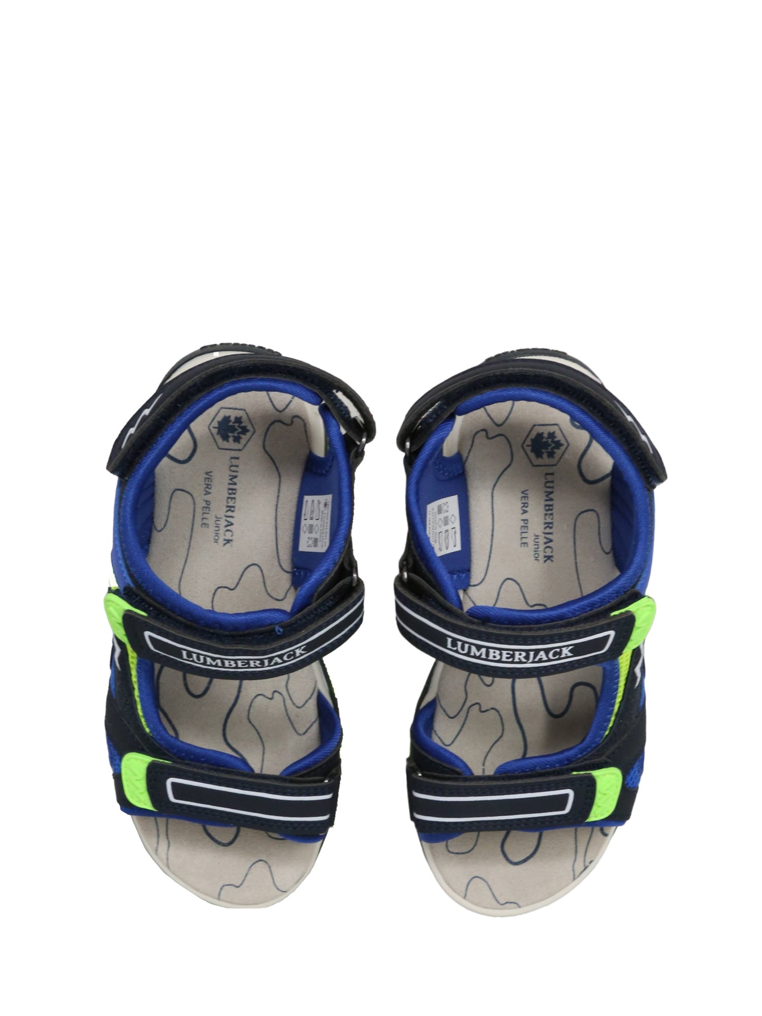 Sandali con strappi Blu Lumberjack