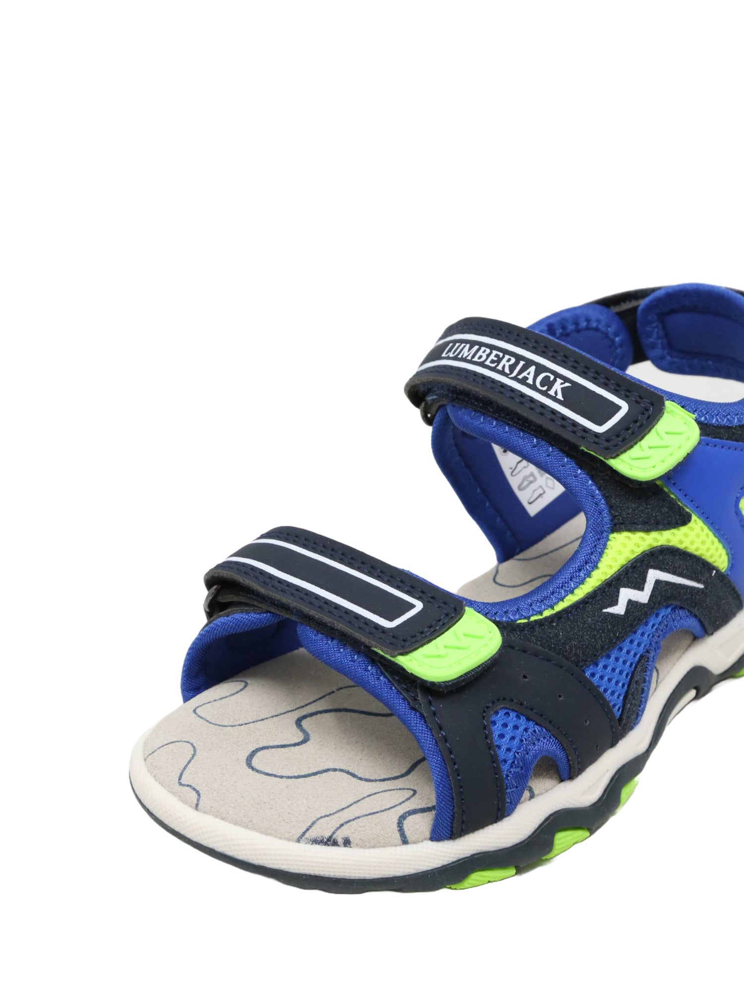 Sandali con strappi Blu Lumberjack