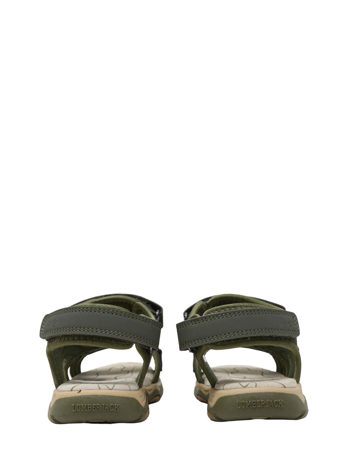 Sandali con strappi Verde Lumberjack