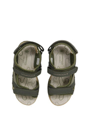 Sandali con strappi Verde Lumberjack