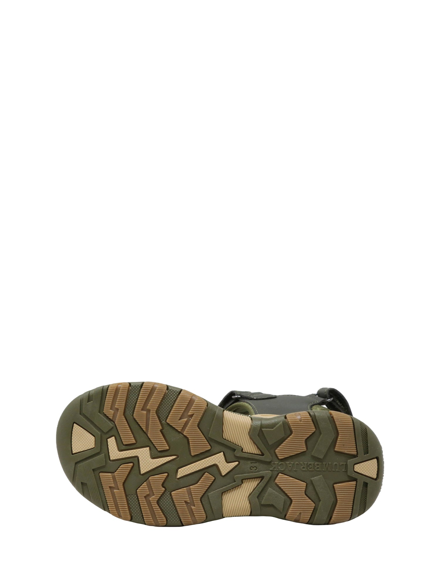 Sandali con strappi Verde Lumberjack