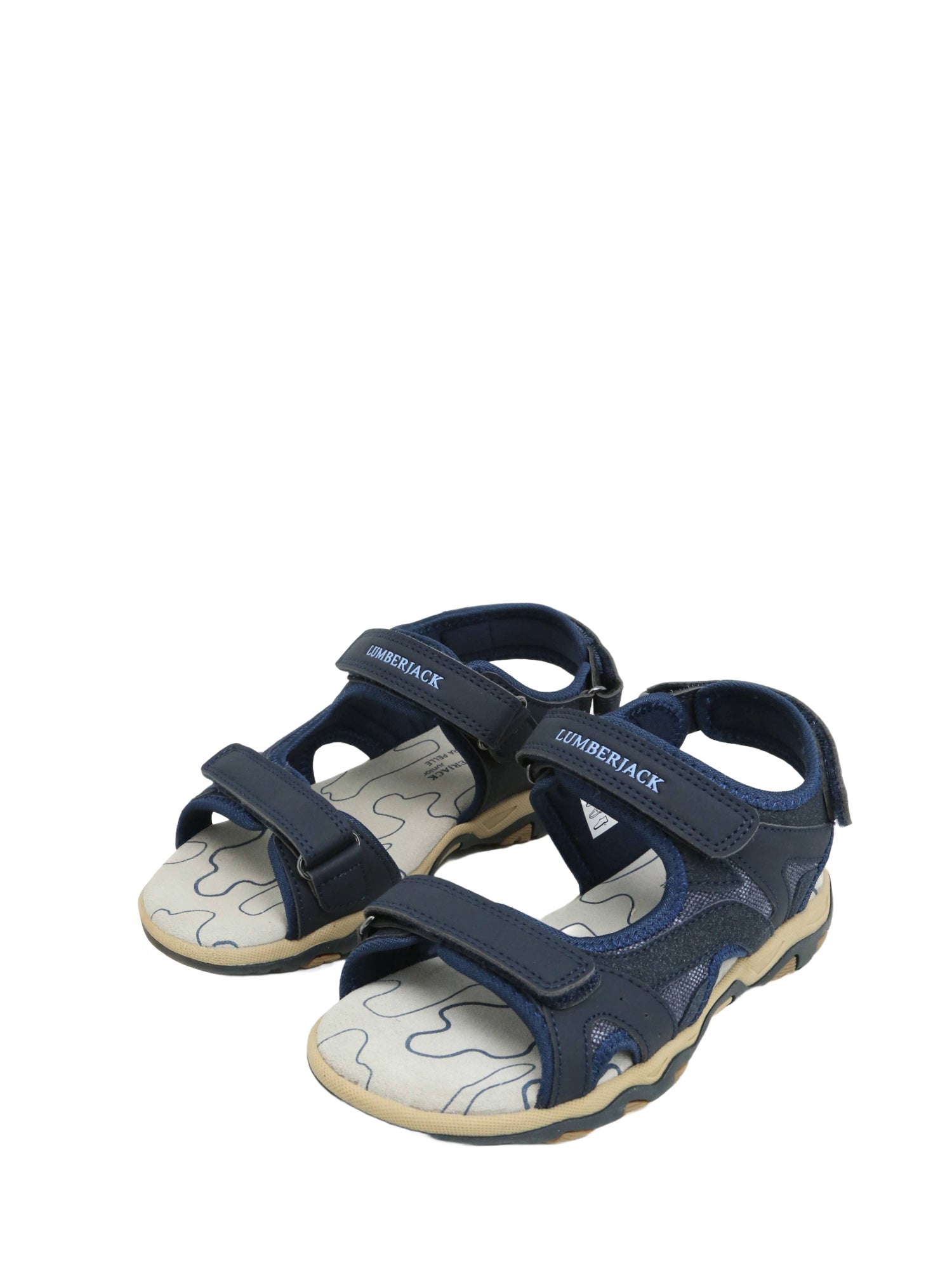 Sandali con strappi Blu Lumberjack