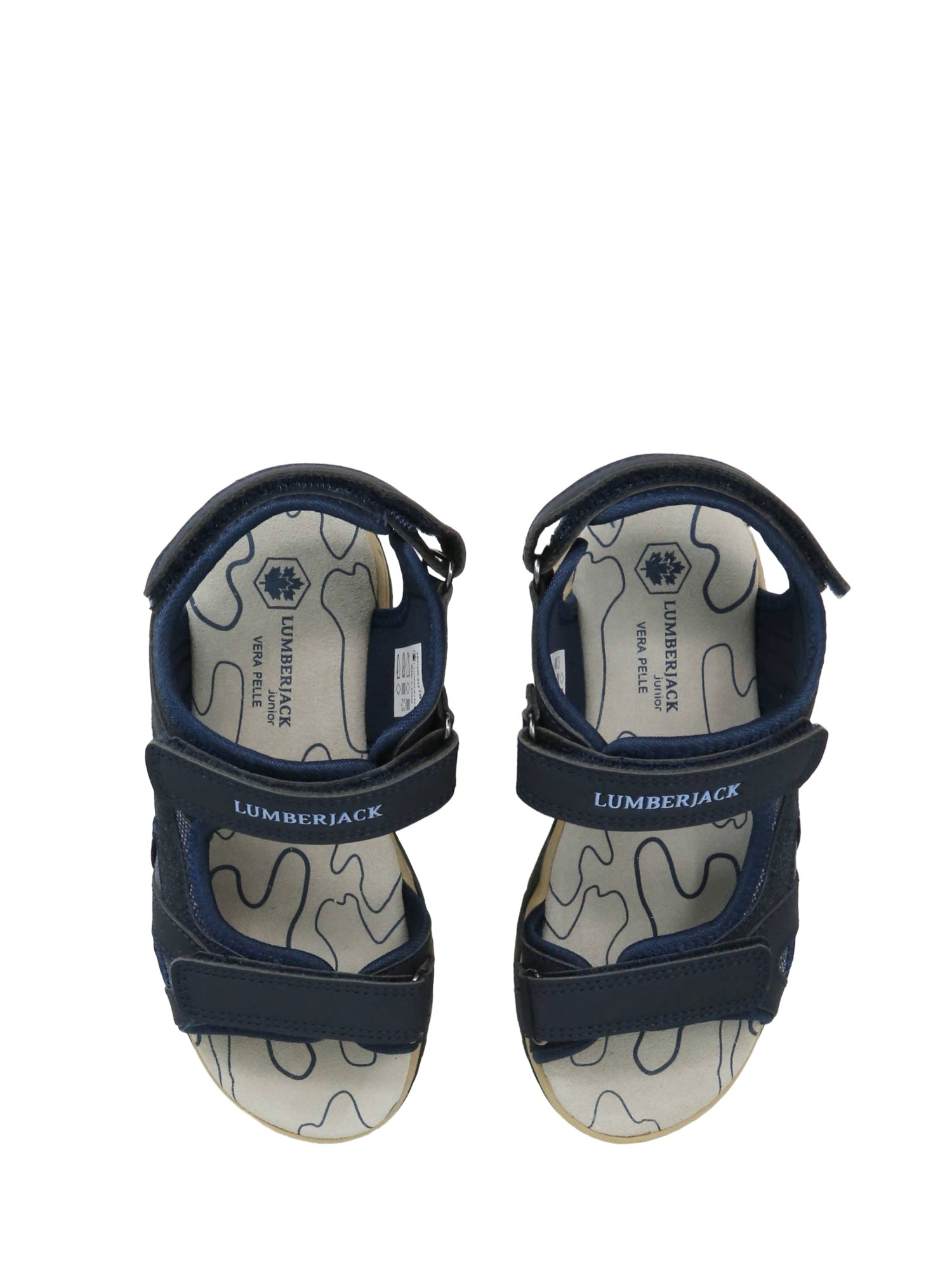 Sandali con strappi Blu Lumberjack