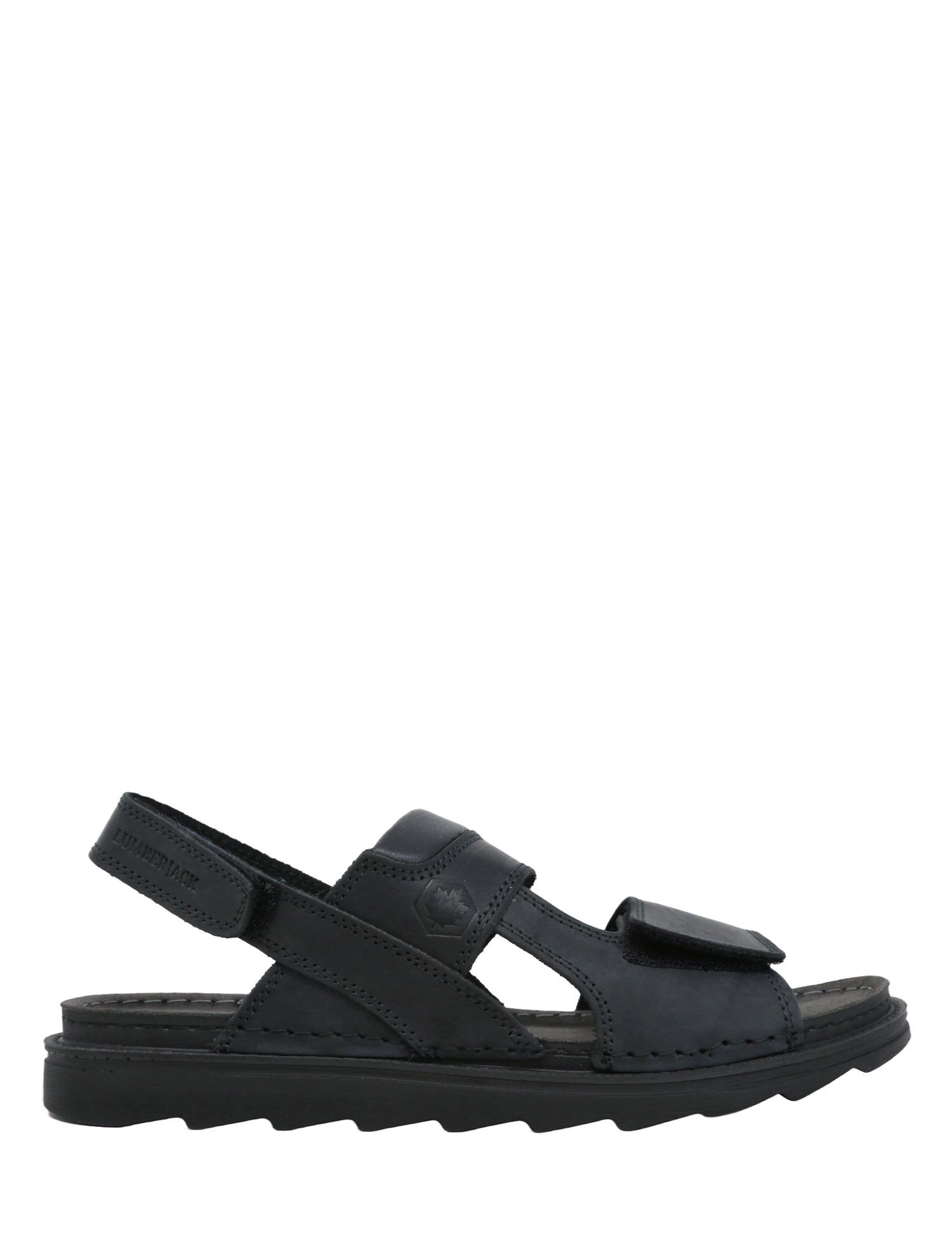 Sandali con strappi Nero Lumberjack