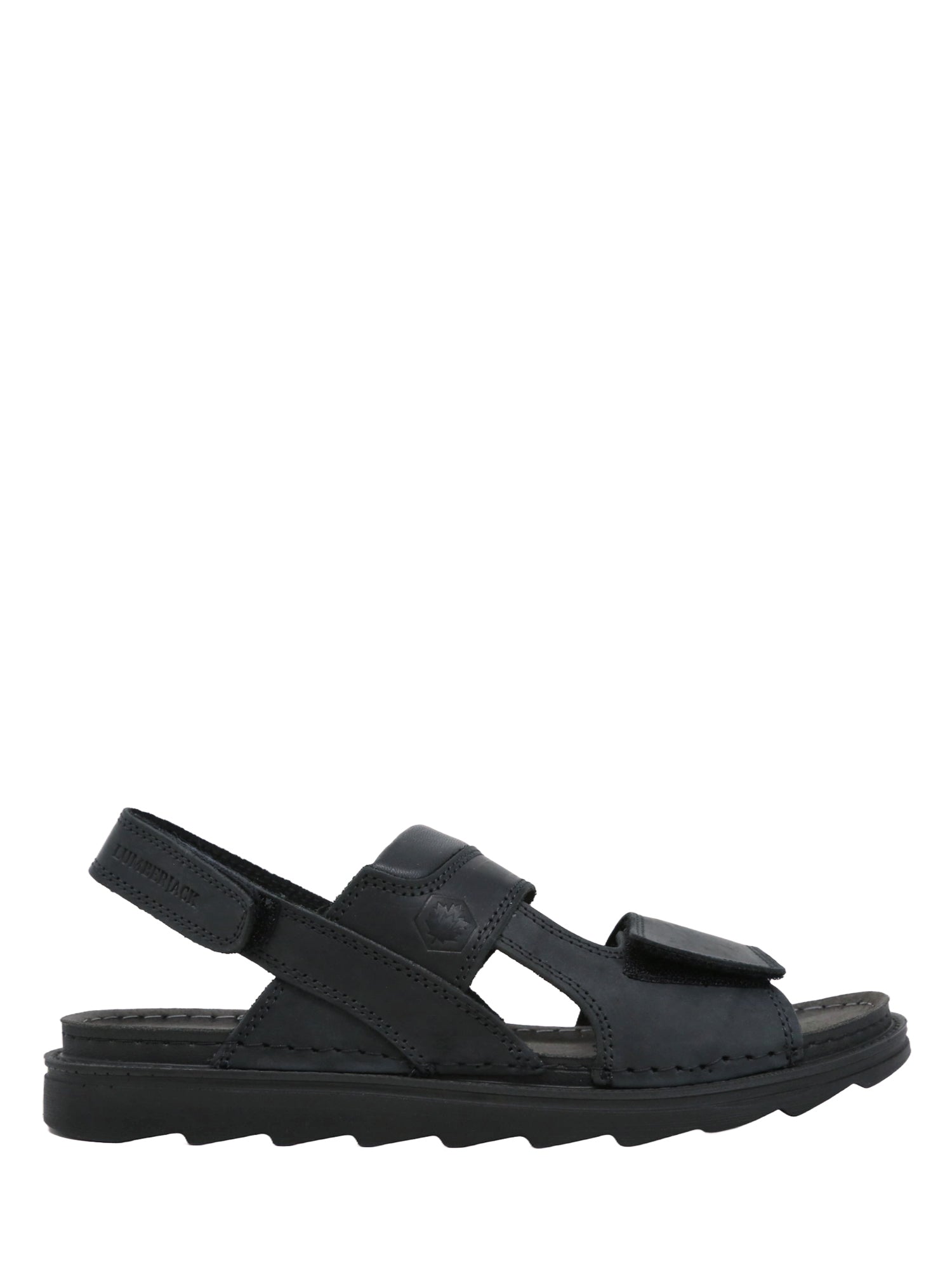 Sandali con strappi Nero Lumberjack