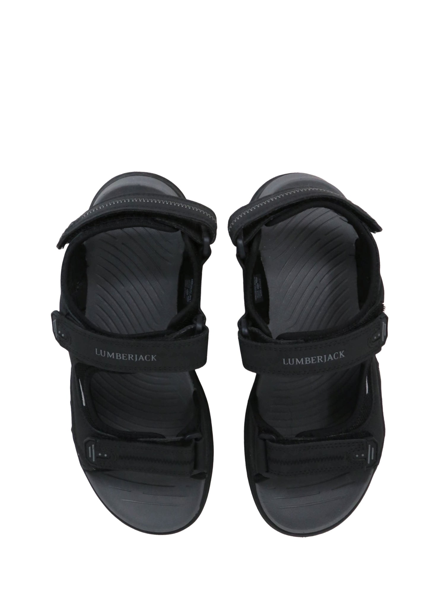 Sandali con strappi Nero Lumberjack