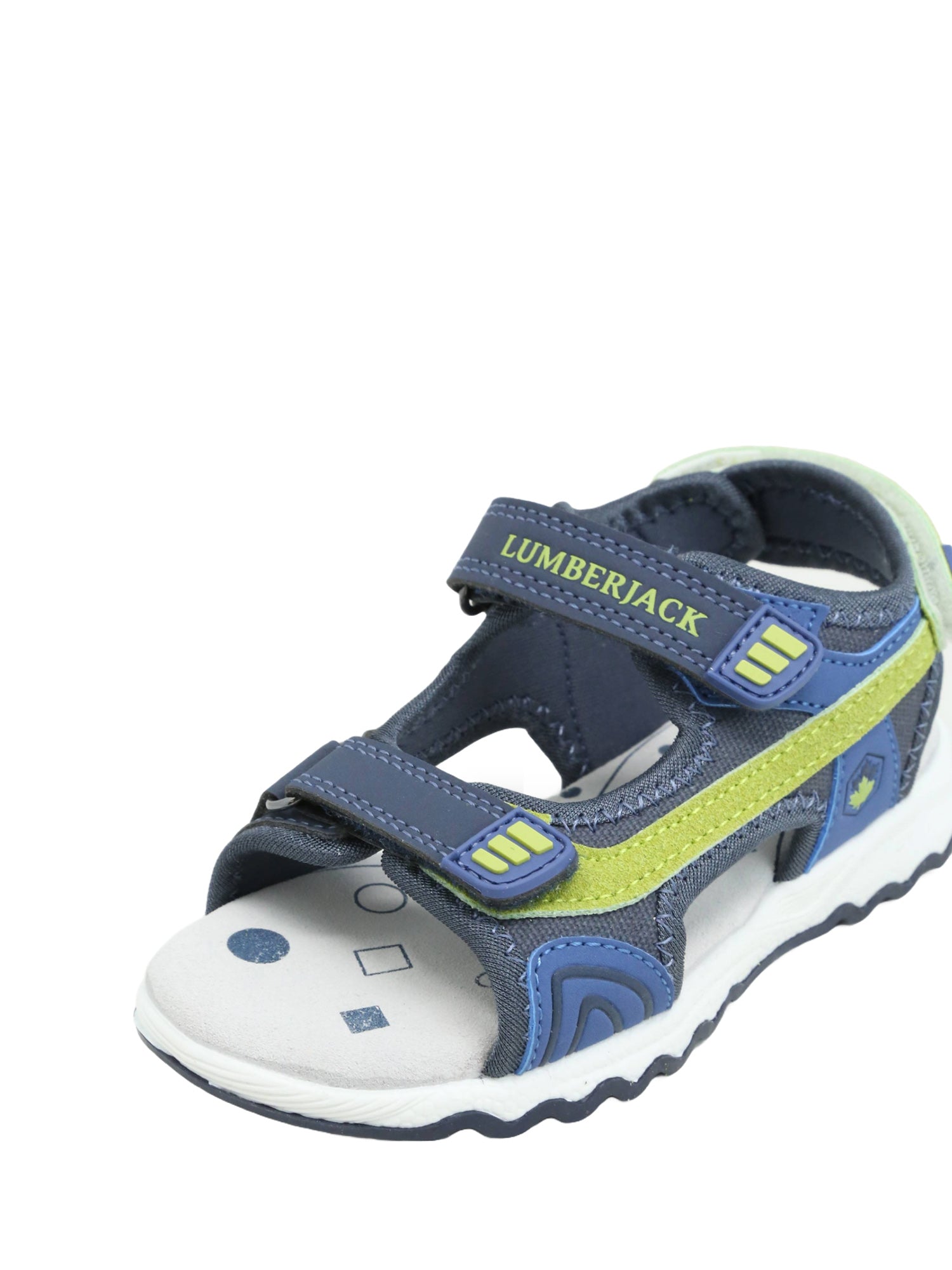 Sandali con strappi Blu Verde Lumberjack