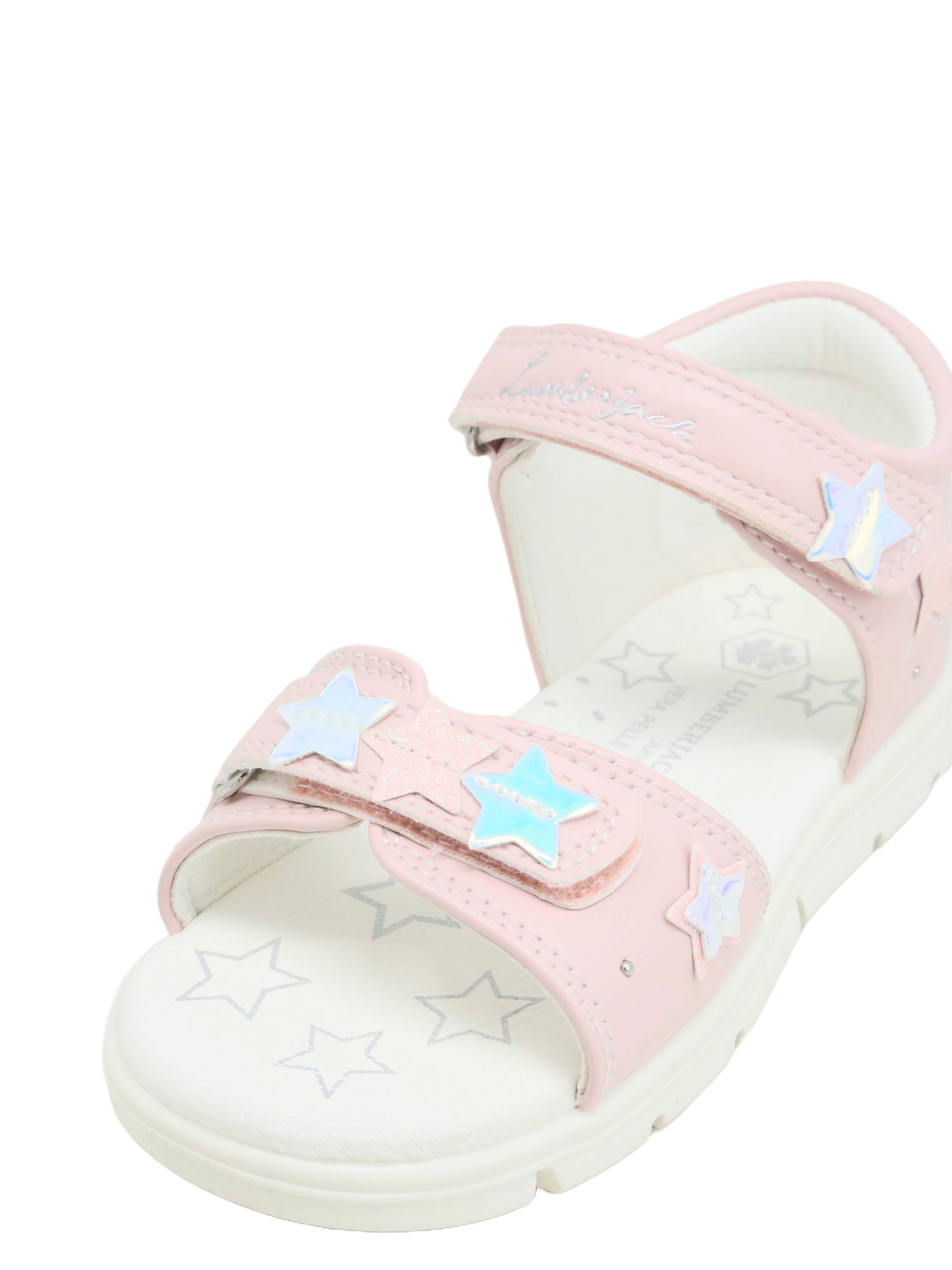 Sandali con strappi Rosa Lumberjack