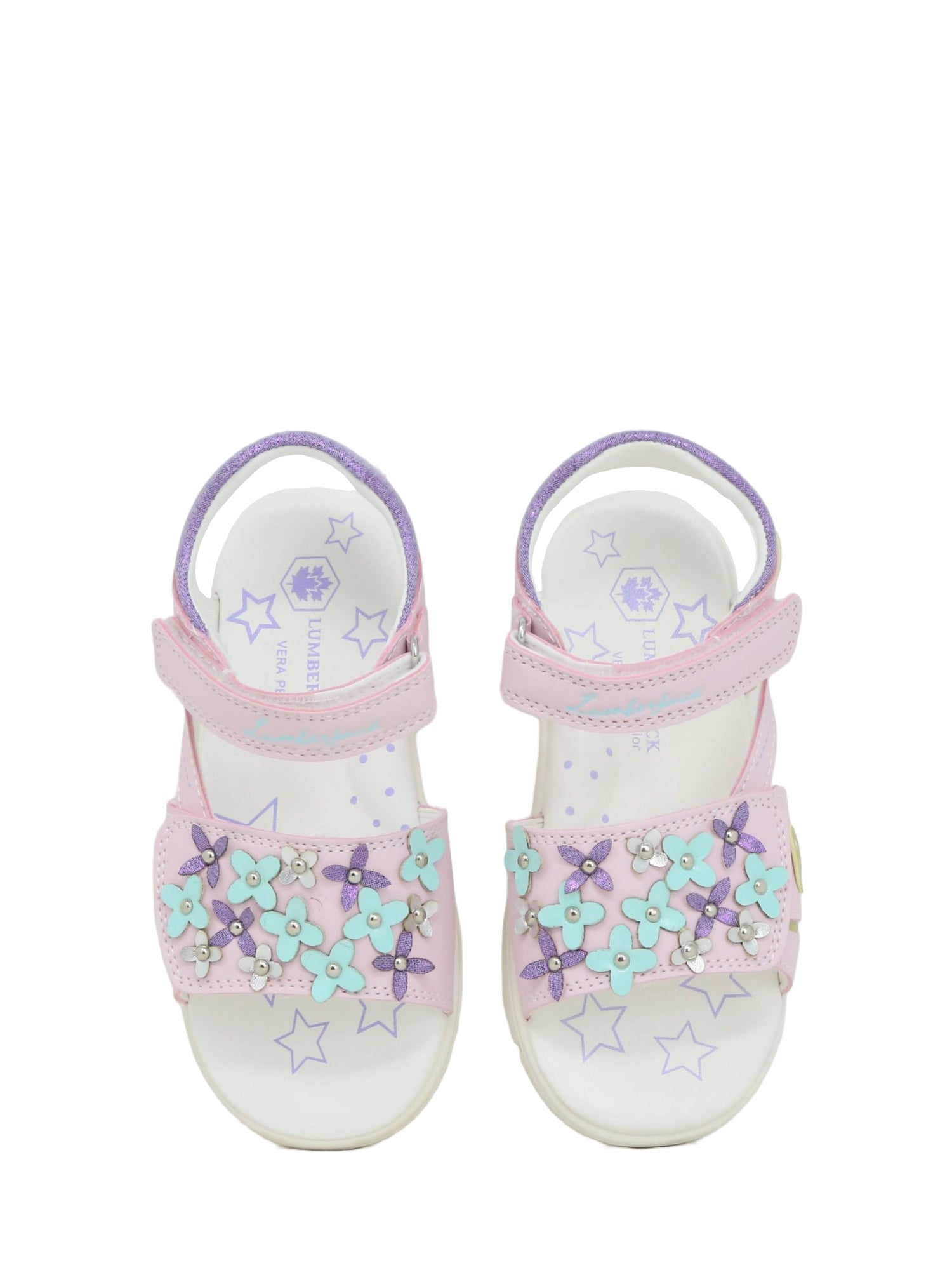 Sandali con strappi Rosa Lumberjack