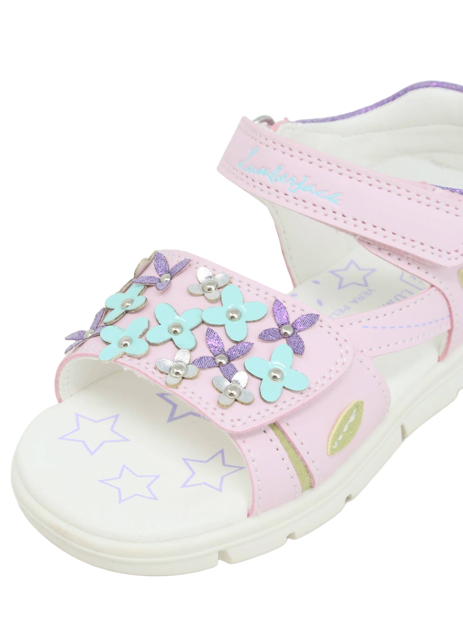 Sandali con strappi Rosa Lumberjack