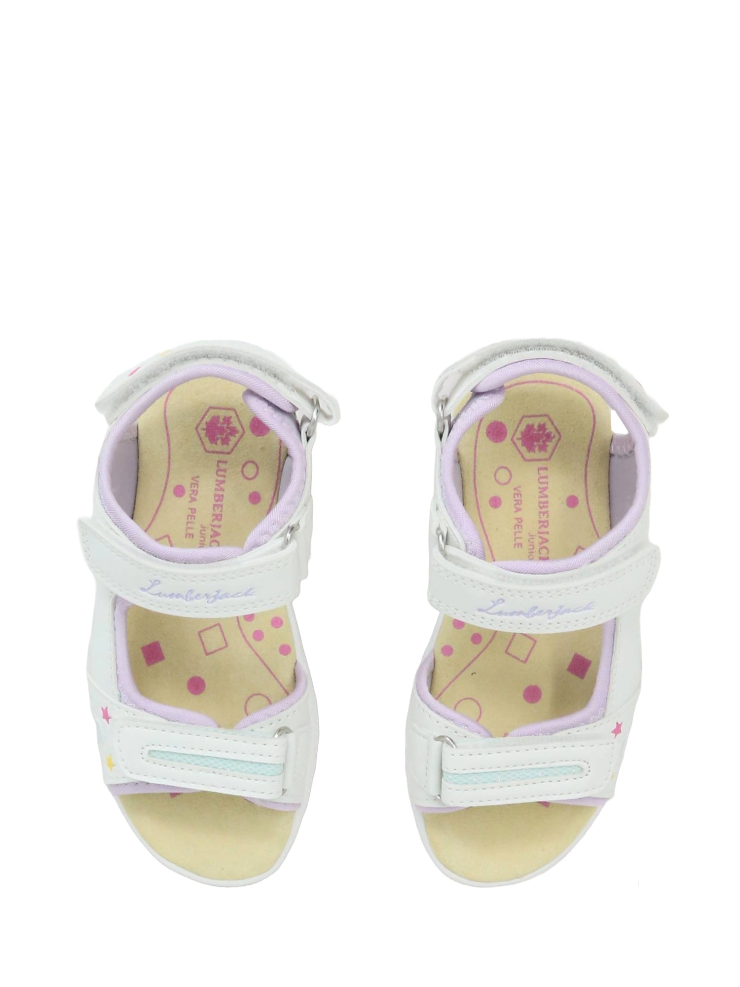 Sandali con strappi Bianco Lumberjack