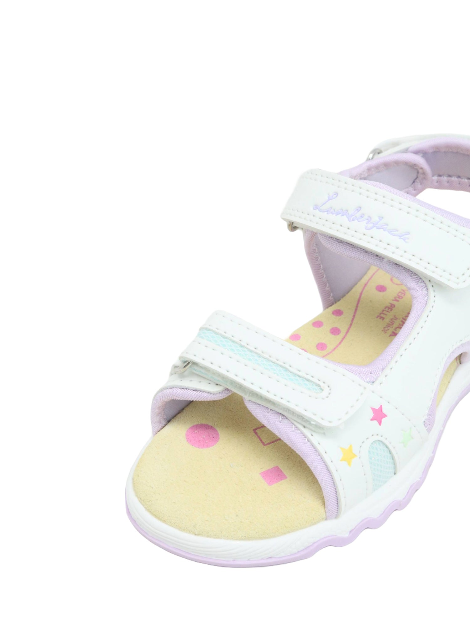 Sandali con strappi Bianco Lumberjack