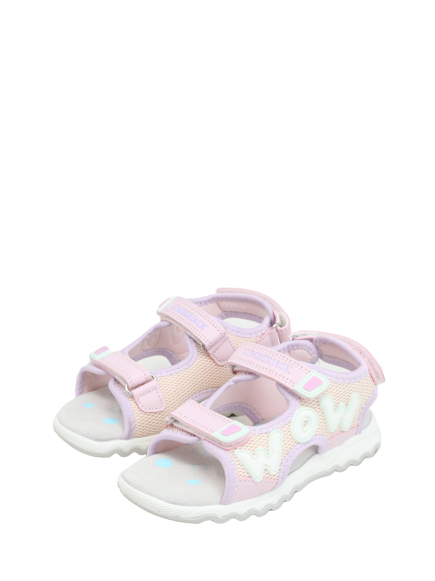 Sandali con strappi Rosa Lumberjack