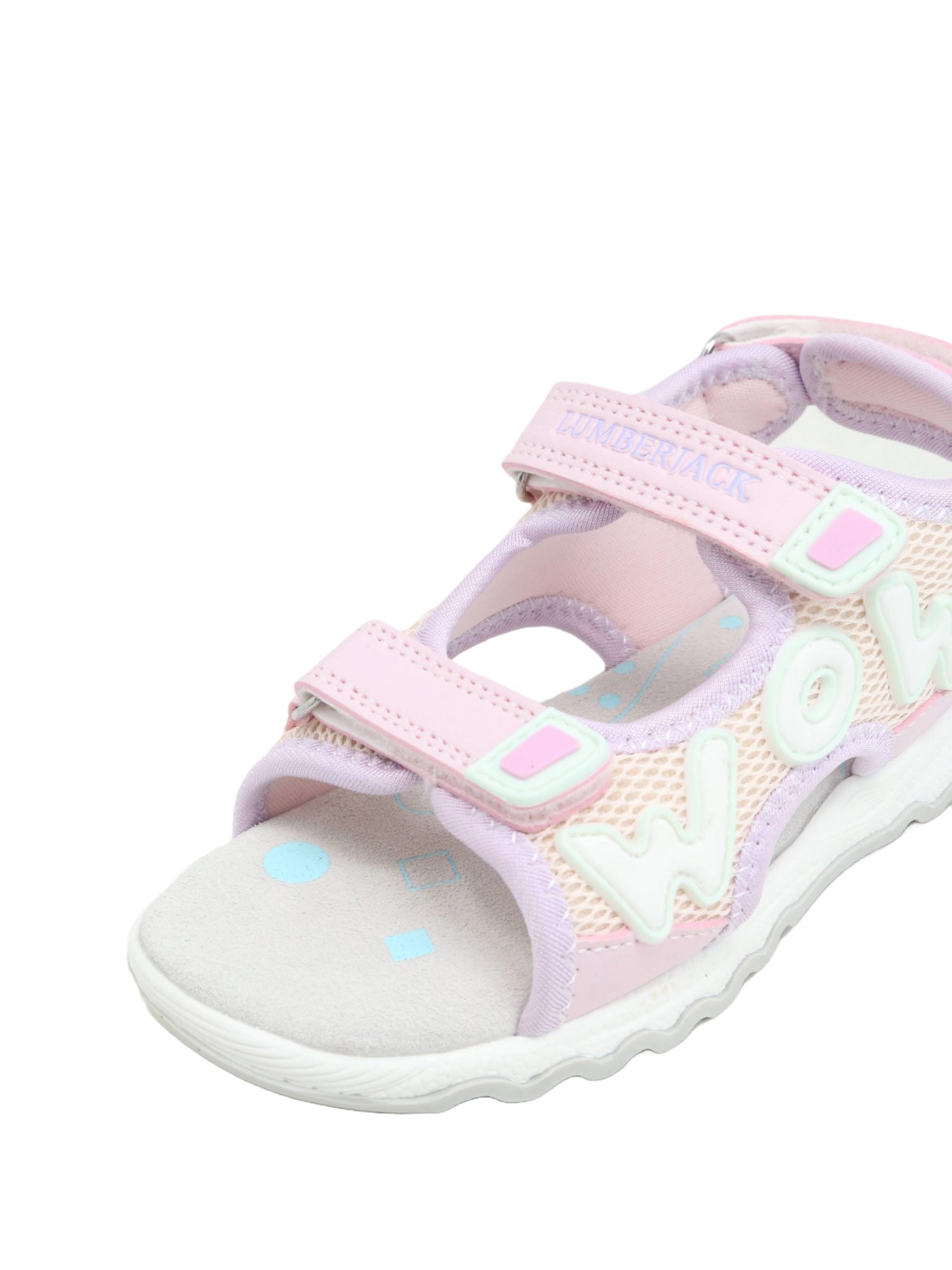 Sandali con strappi Rosa Lumberjack