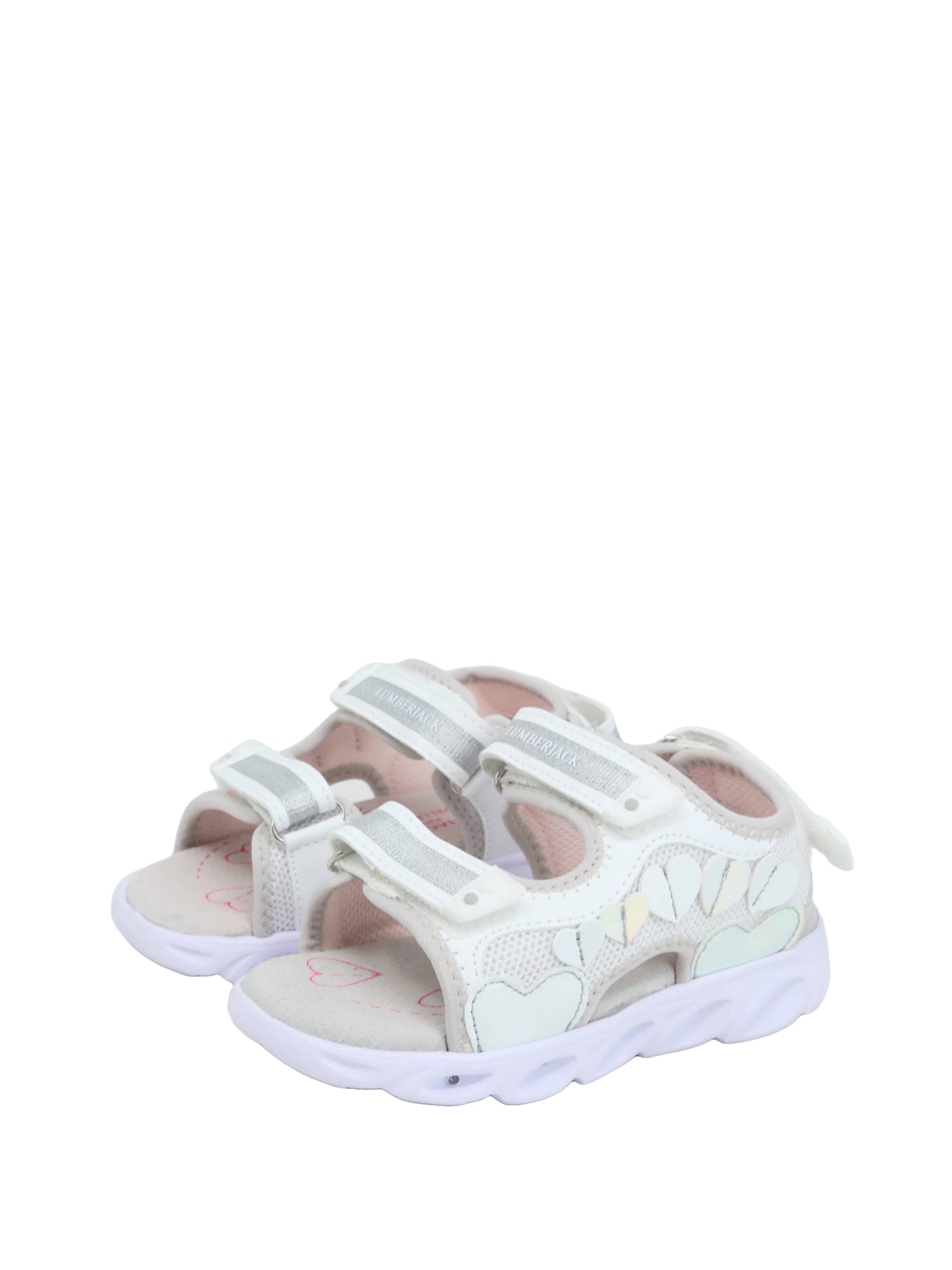 Sandali con strappi Bianco Lumberjack