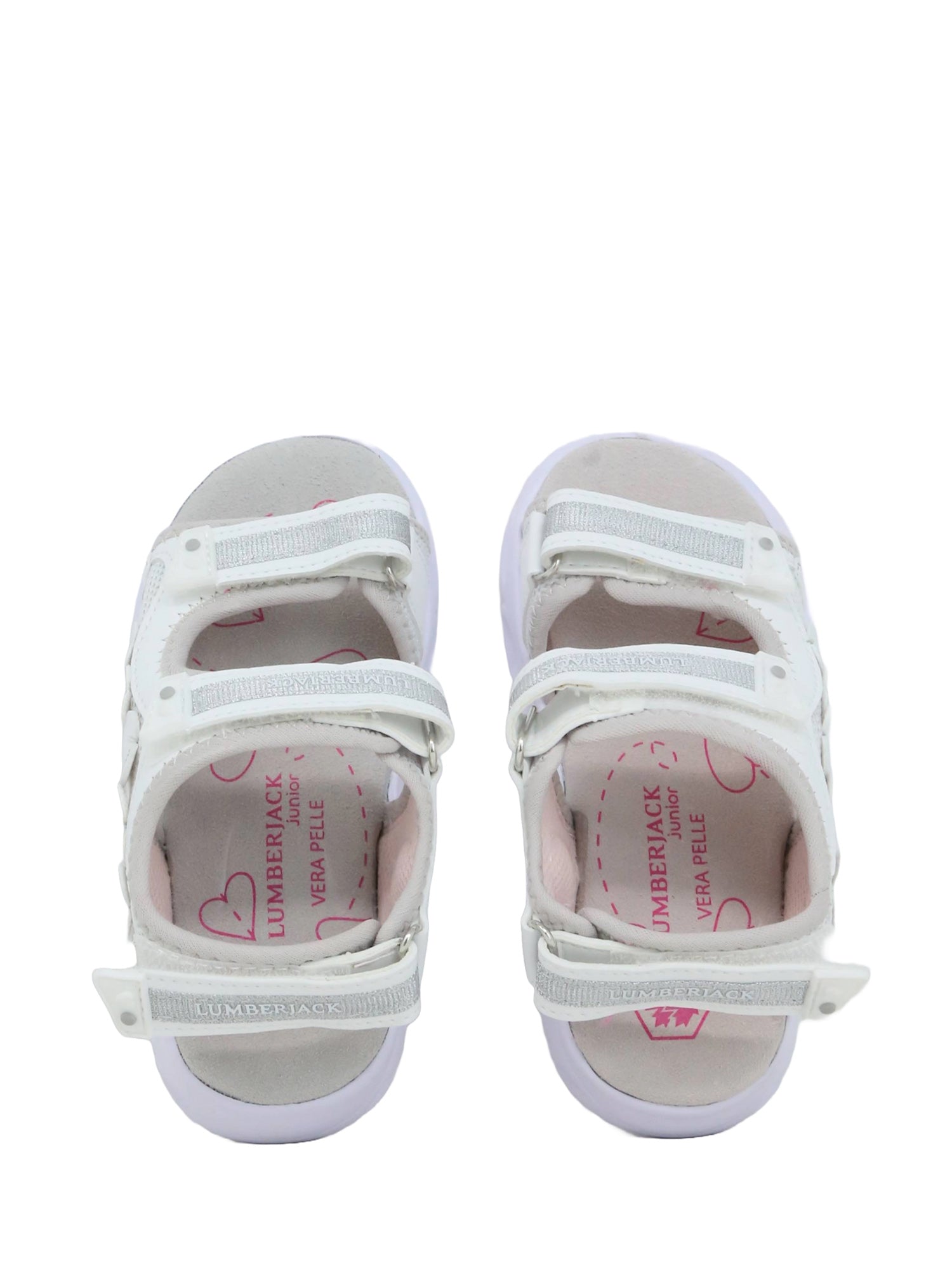 Sandali con strappi Bianco Lumberjack