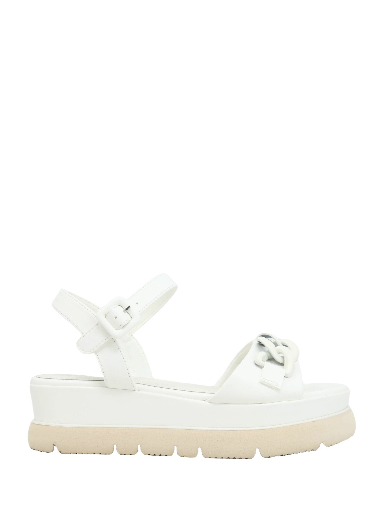 Sandali zeppa Bianco Lumberjack