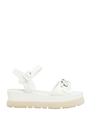 Sandali zeppa Bianco Lumberjack