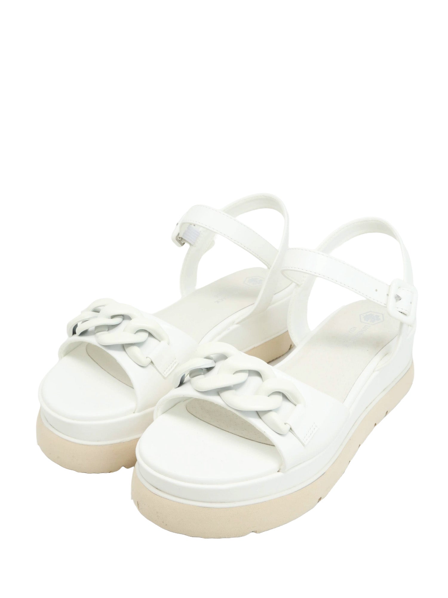 Sandali zeppa Bianco Lumberjack