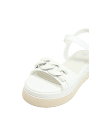 Sandali zeppa Bianco Lumberjack