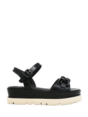 Sandali zeppa Nero Lumberjack