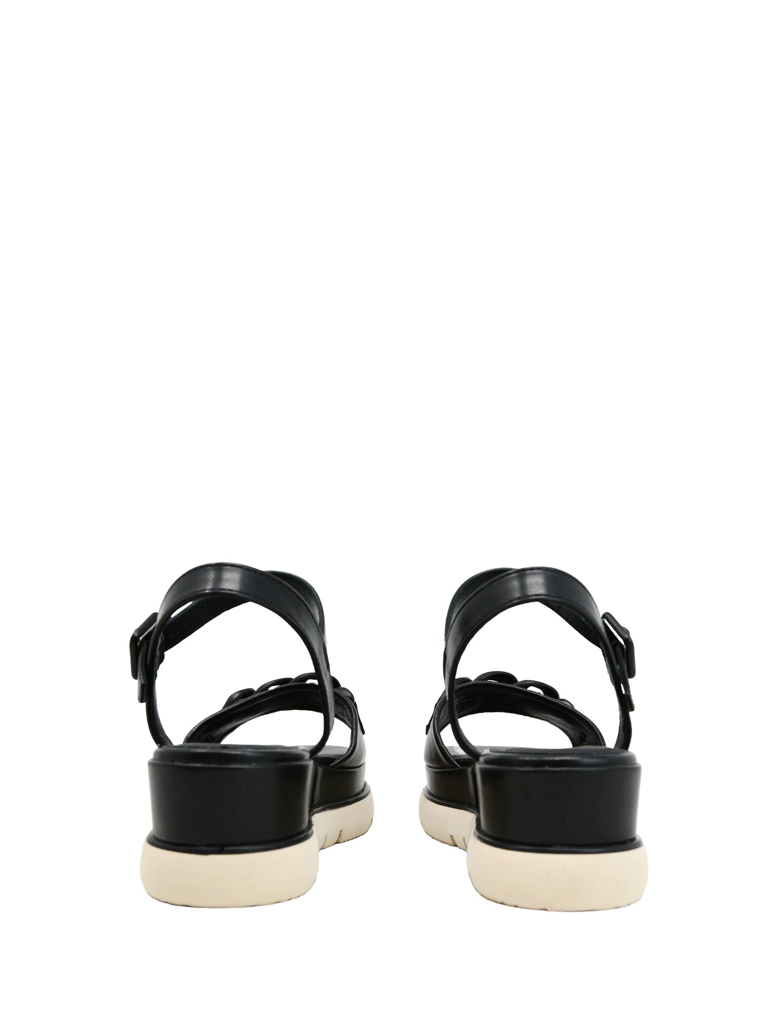 Sandali zeppa Nero Lumberjack