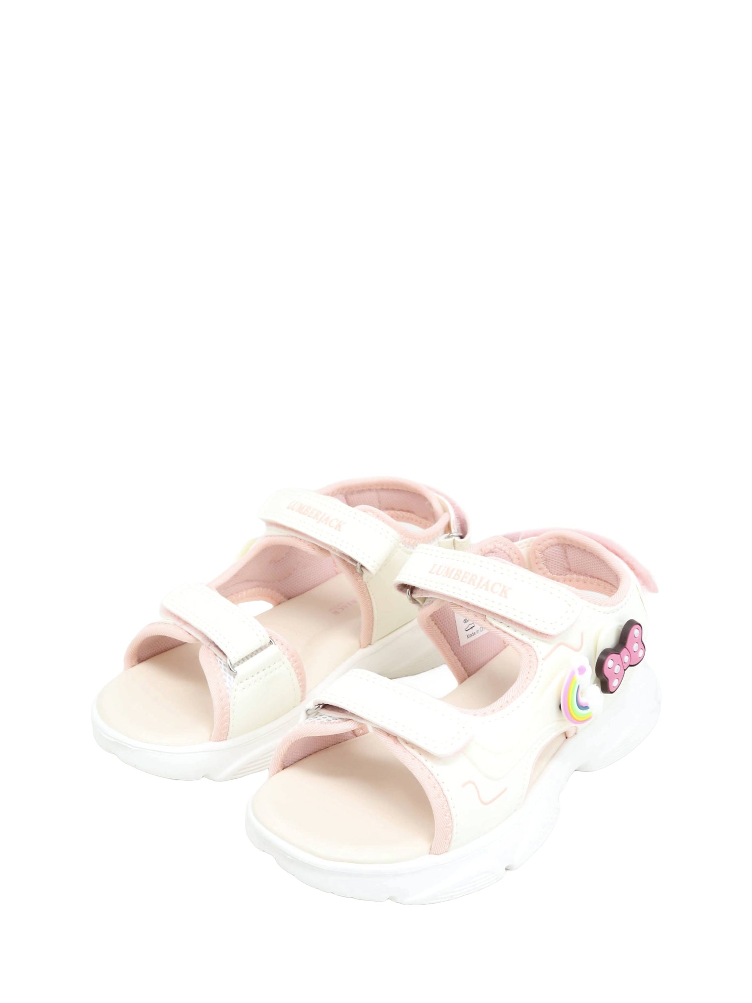 Sandali con strappi Bianco Lumberjack