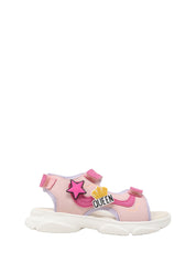 Sandali con strappi Rosa Lumberjack