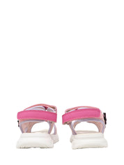 Sandali con strappi Rosa Lumberjack