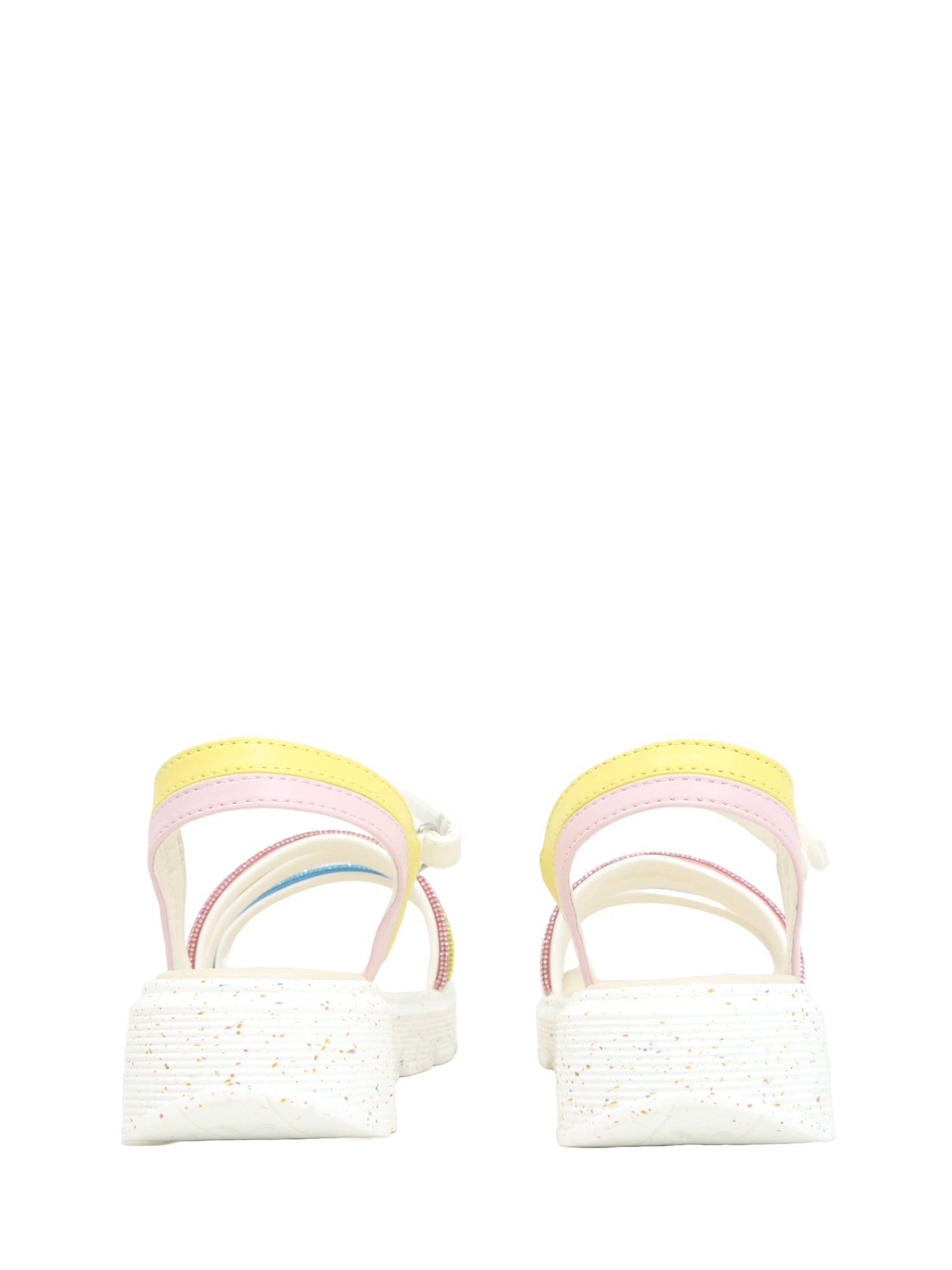 Sandali con strappi Bianco Argento Lumberjack