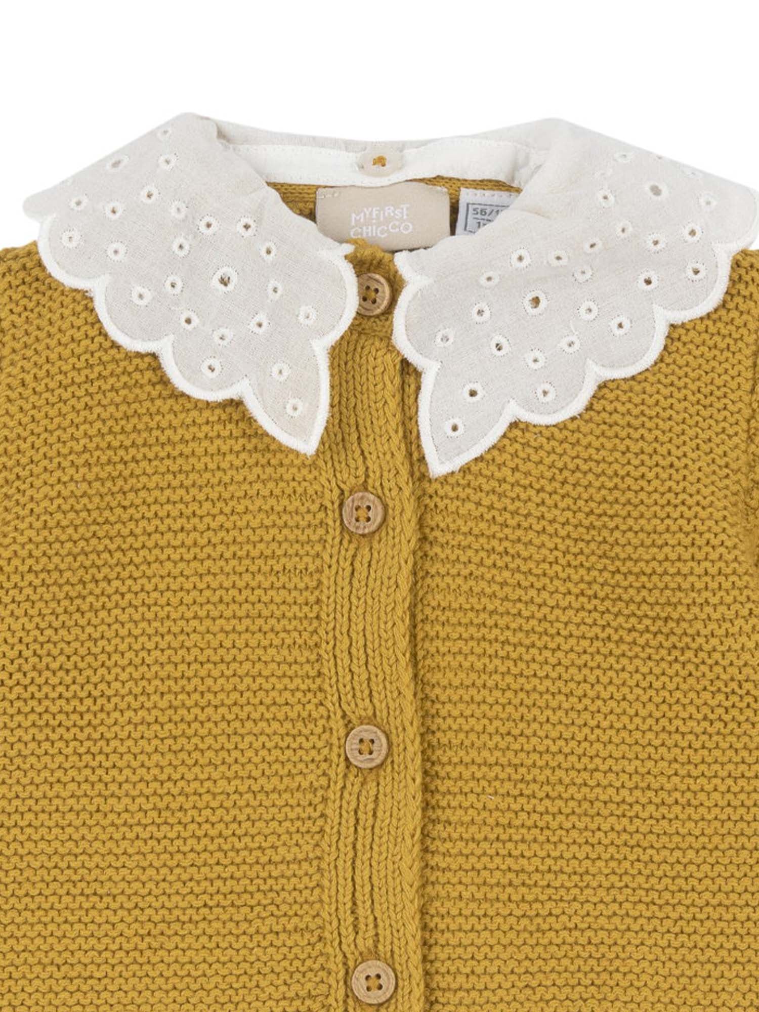 Cardigan Giallo Chicco