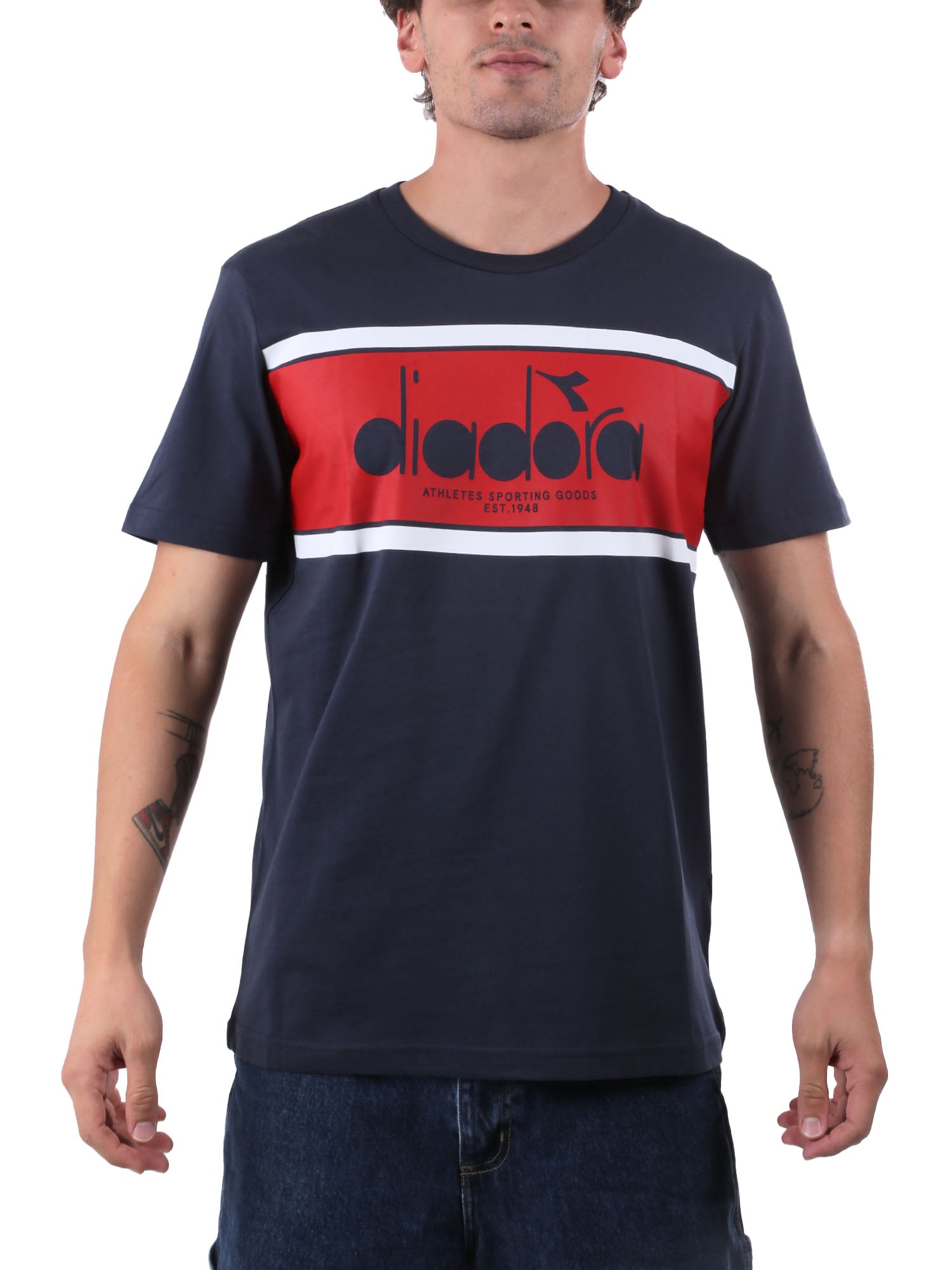 T-shirt Blu Diadora