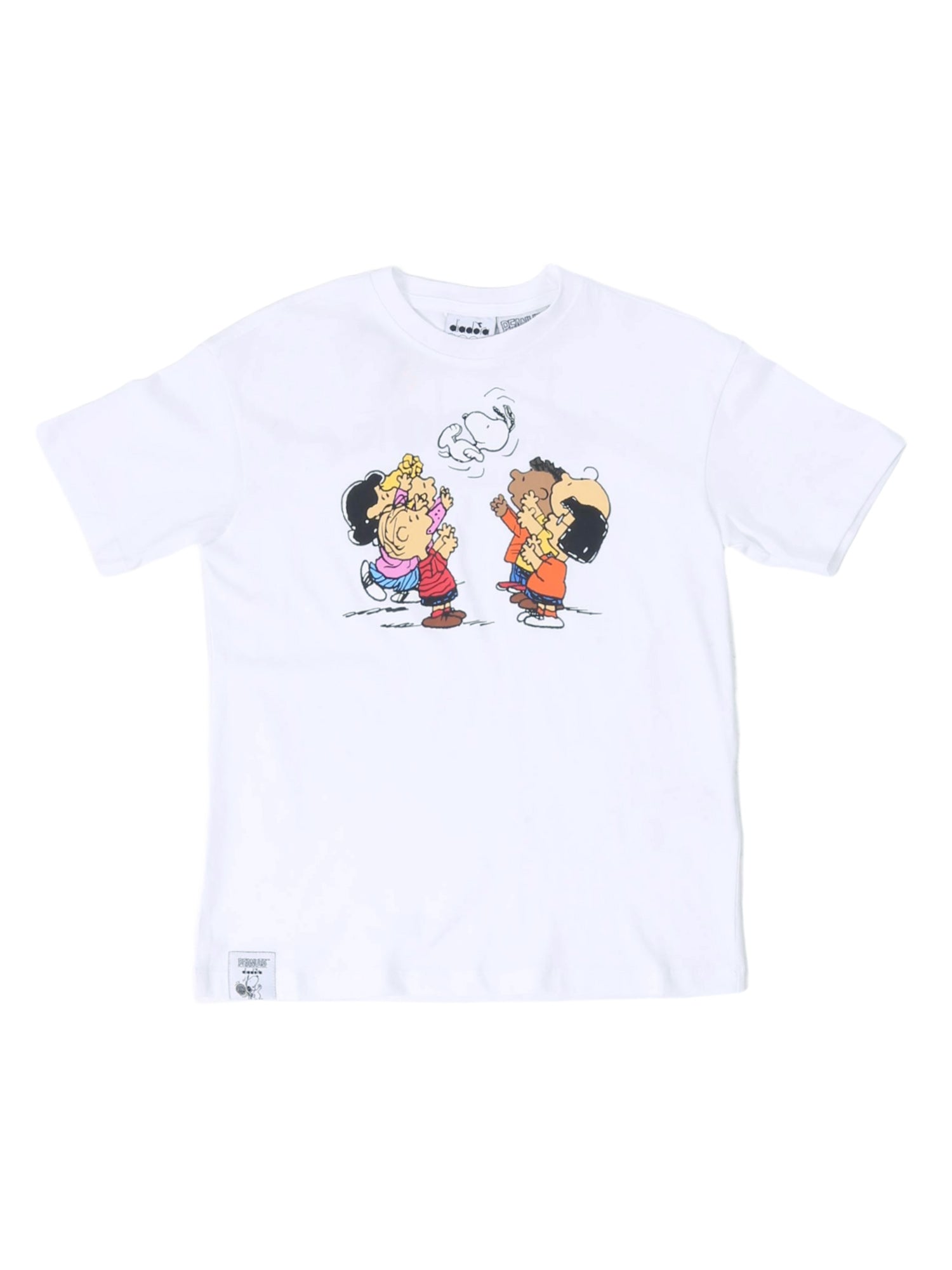 T-shirt Bianco Multicolor Diadora