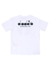 T-shirt Bianco Multicolor Diadora